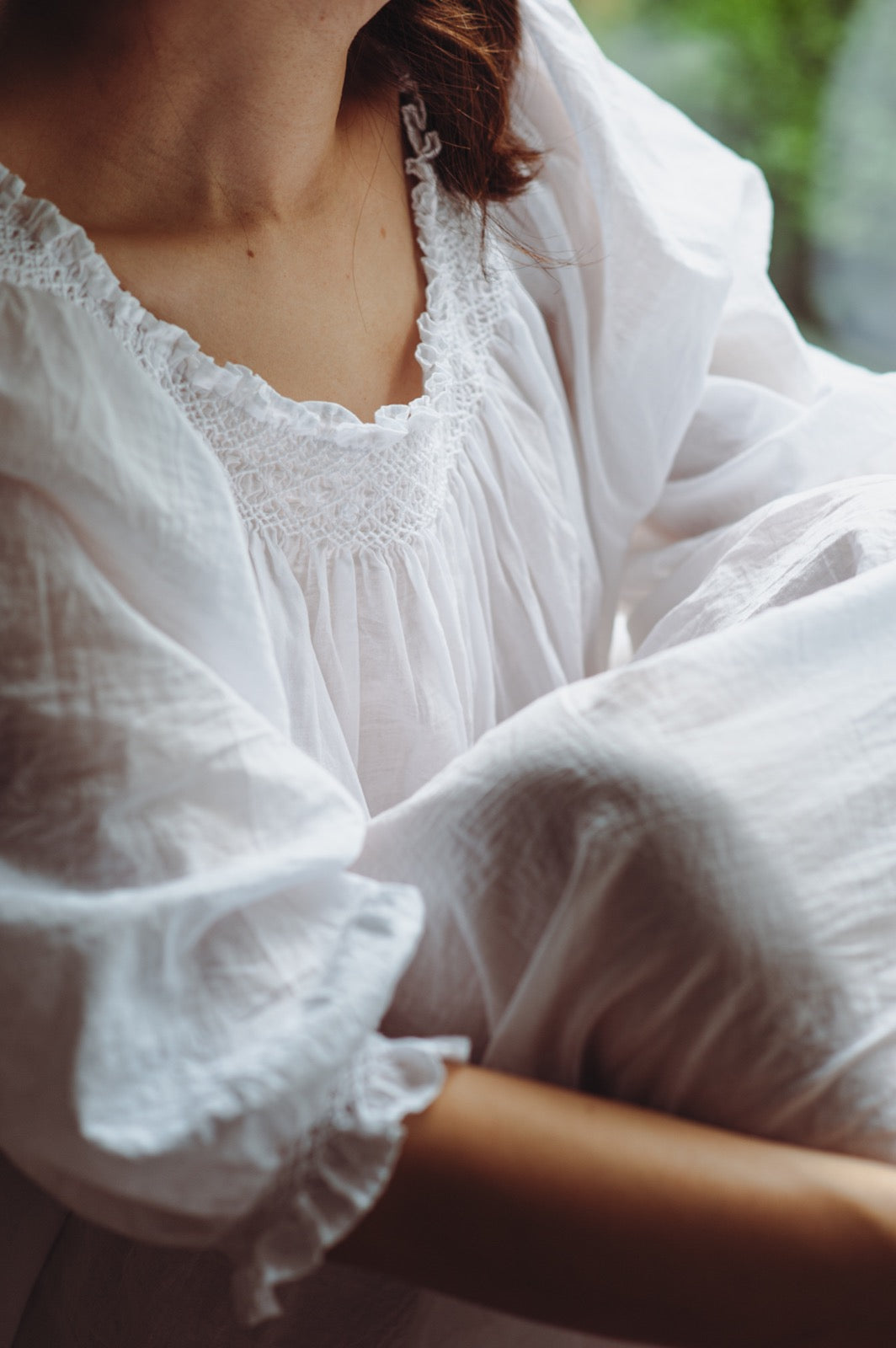 Daysie Hand Smocked Nightgown by Darling You 2