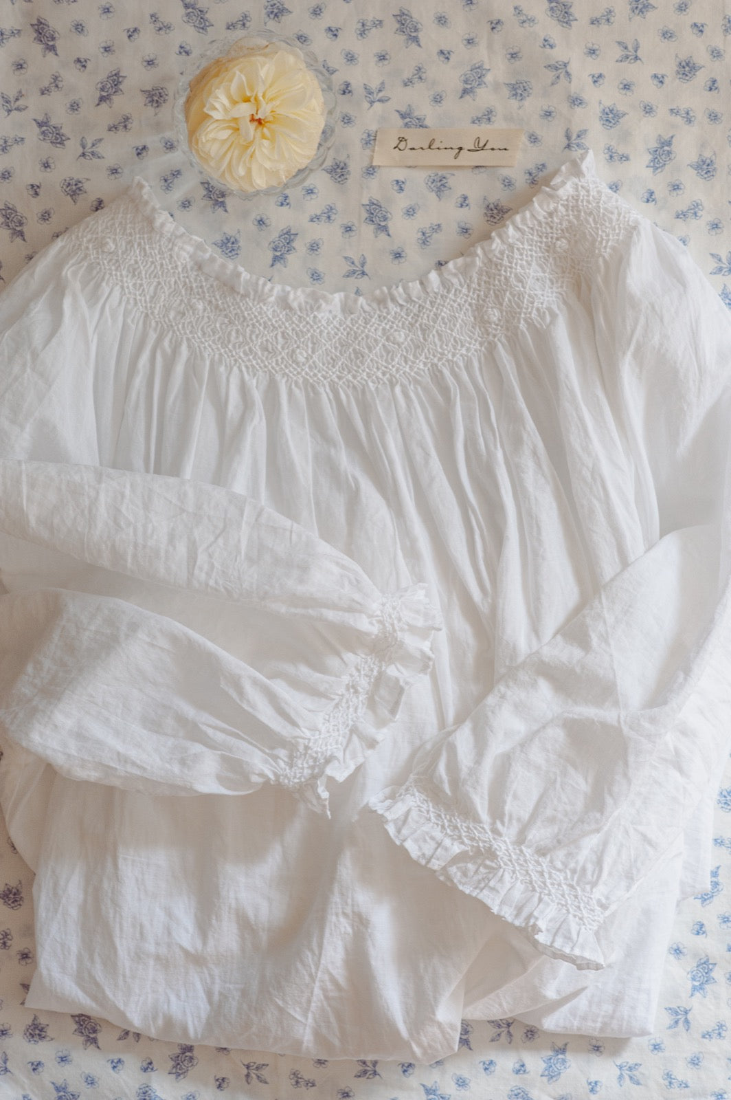 Daysie Hand Smocked Nightgown by Darling You 3