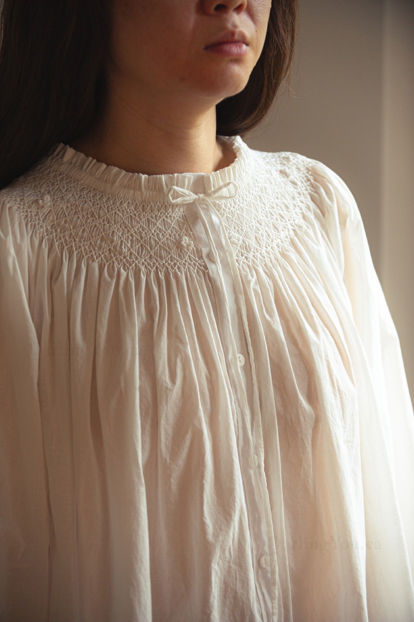 Daysie Button Front - Mini Nightgown / Nighties