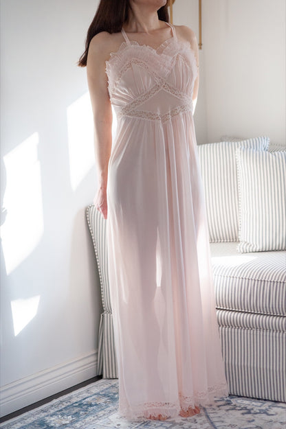 Vintage Harvey Woods Peignoir Night Dress Set 2