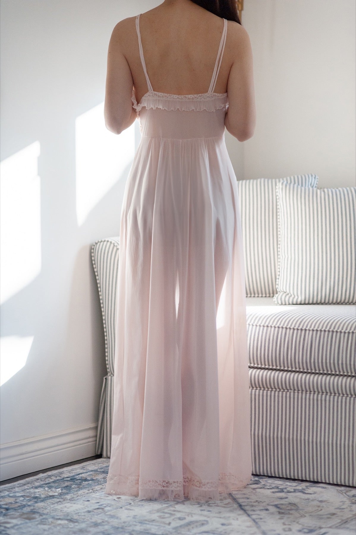 Vintage Harvey Woods Peignoir Night Dress Set 7
