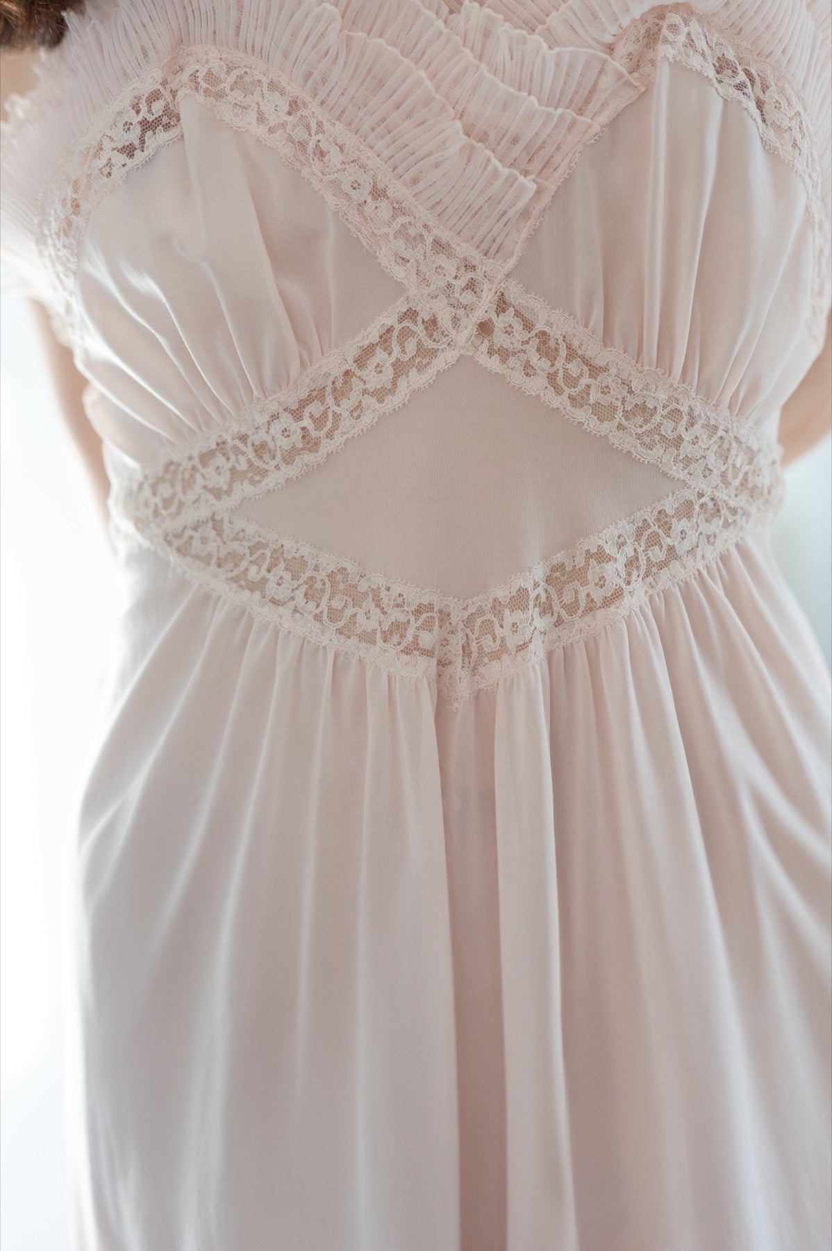 Vintage Harvey Woods Peignoir Night Dress Set 8