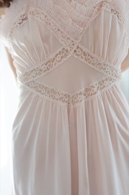 Vintage Harvey Woods Peignoir Night Dress Set 8