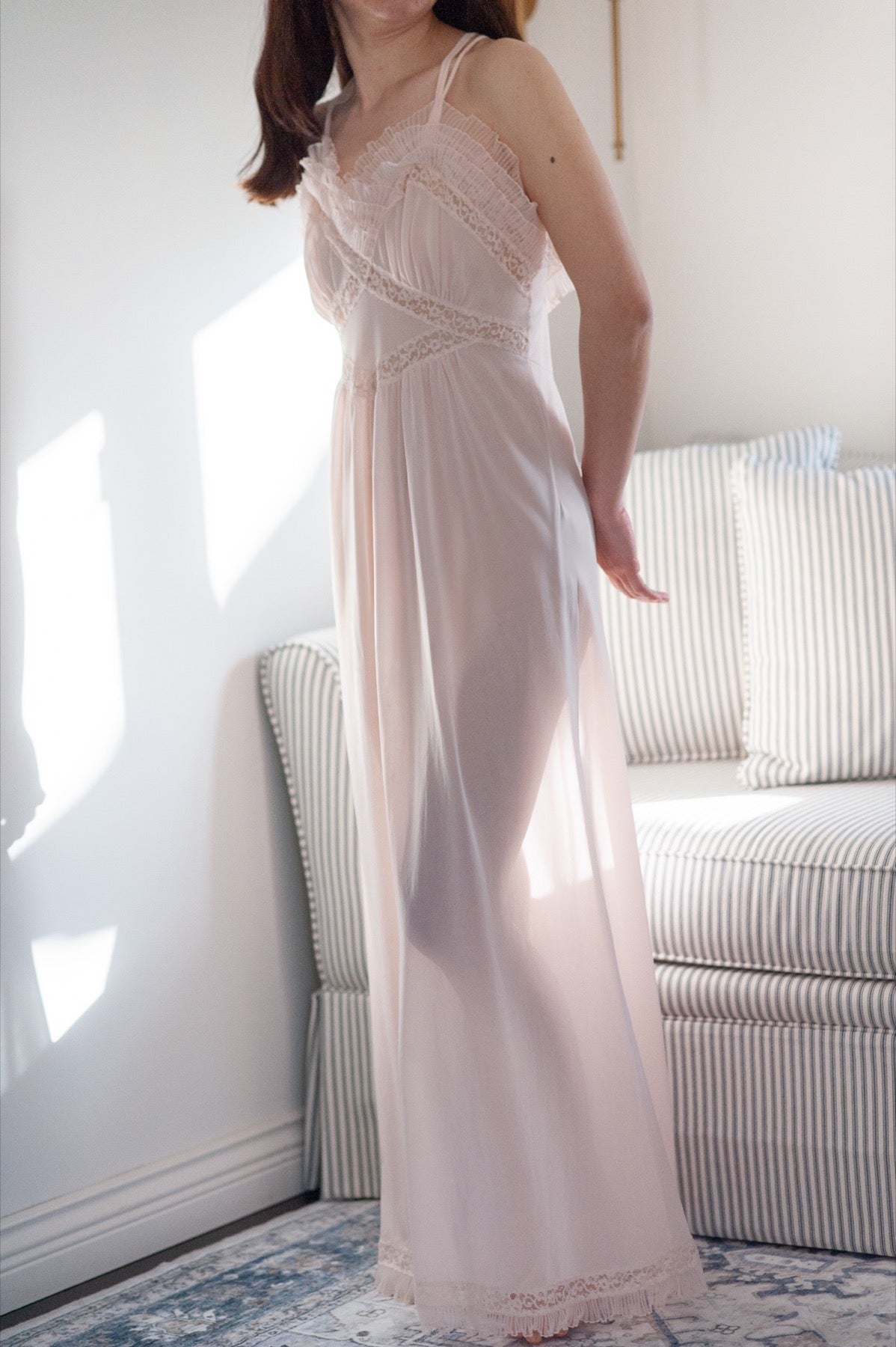 Vintage Harvey Woods Peignoir Night Dress Set 12