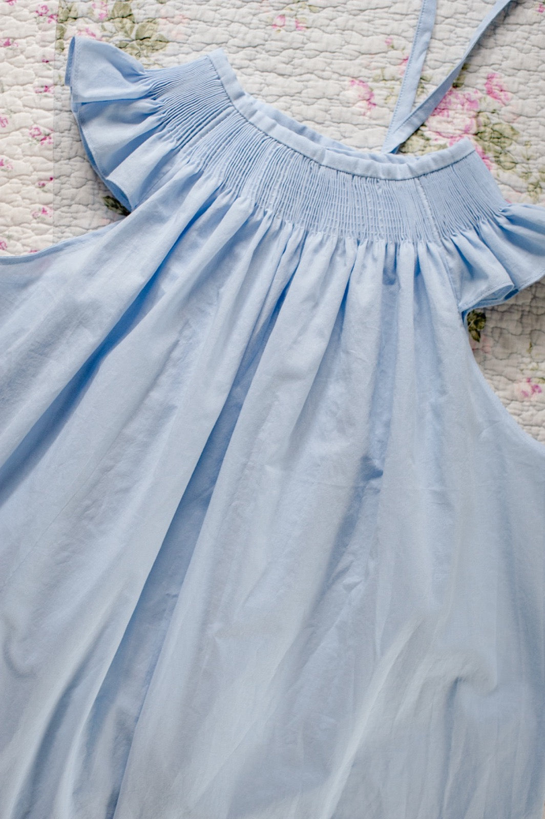 04. Ready to Smock Pleated Dress for Kids - Angel Sleeves