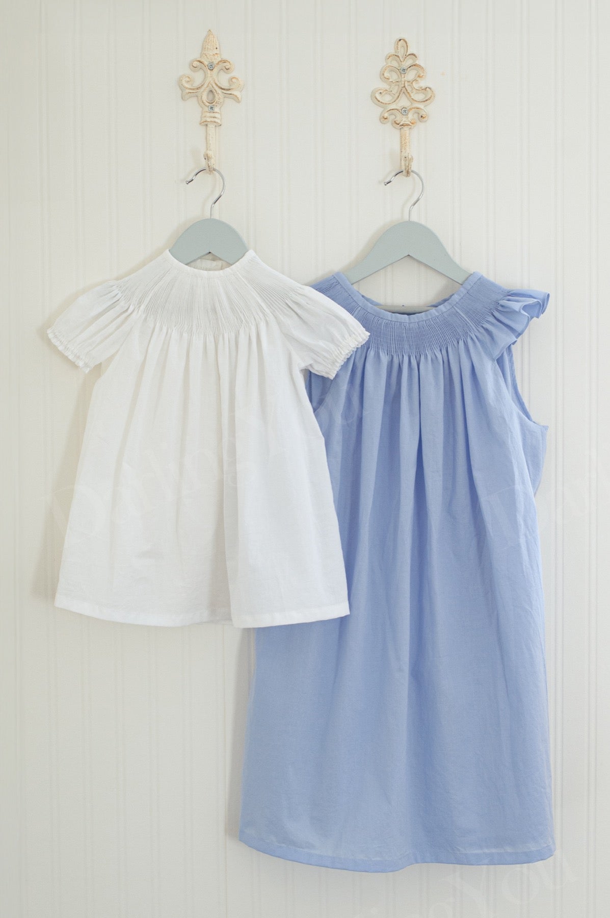 Ready to Smock pleated dress for little girls and toddlers.