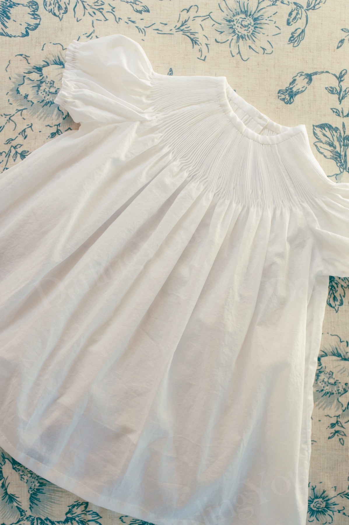 05. Ready to Smock Pleated Dress for Kids - Short Sleeves